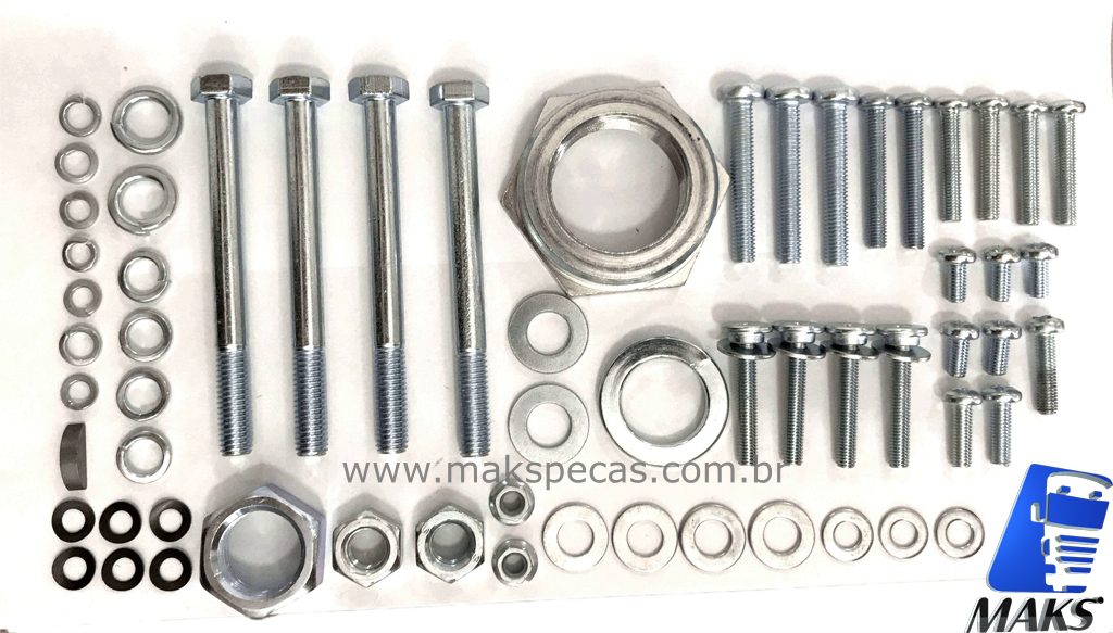 KP6499 - Kit reparo de parafusos para alternador modelo Mitsubishi A009TU6499 24V 150A. Scania