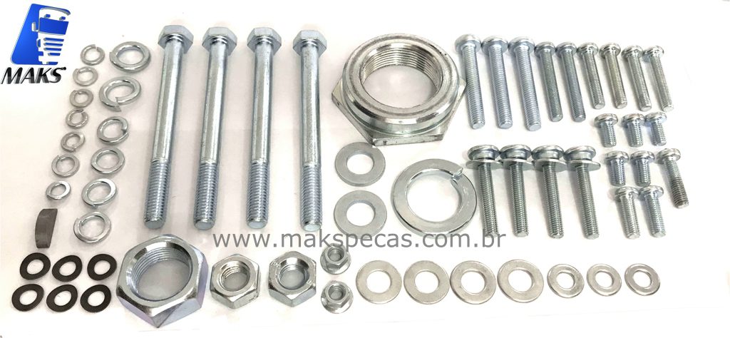 KP6499 - Kit reparo de parafusos para alternador modelo Mitsubishi A009TU6499 24V 150A. Scania