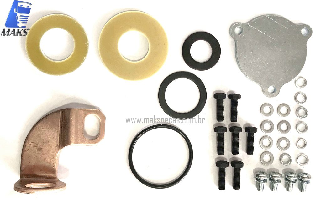 KRJE006 - Kit reparo para motor de arranque modelo Bosch JE 24V, Aplicação DAF, Scania, outros