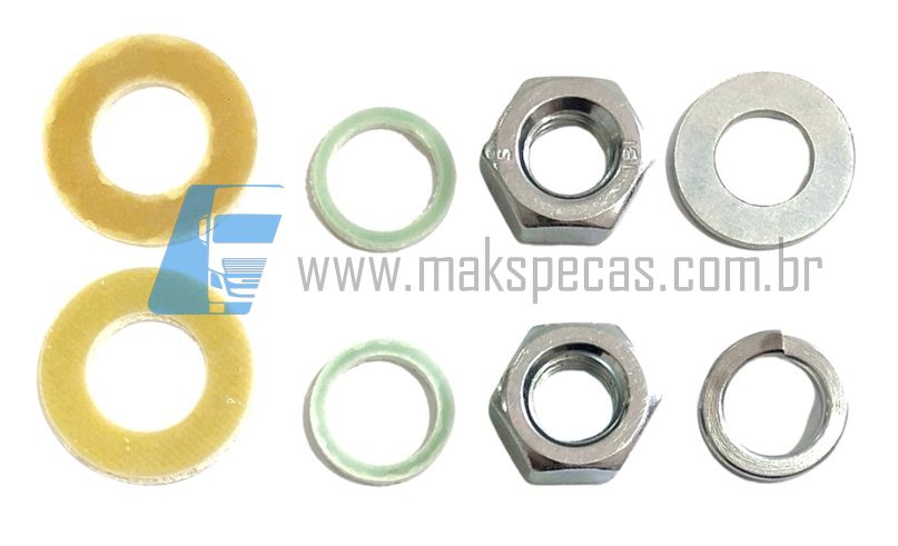 RB006 - Kit reparo para motor de arranque modelo Bosch JE 24V, Aplicação DAF, Scania, outros