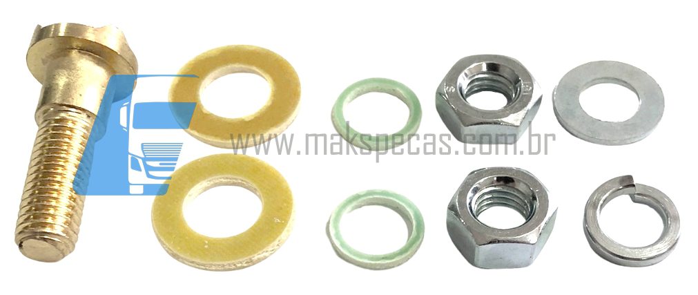 PBJE006 - Kit reparo para motor de arranque modelo Bosch JE 24V, Aplicação DAF, Scania, outros