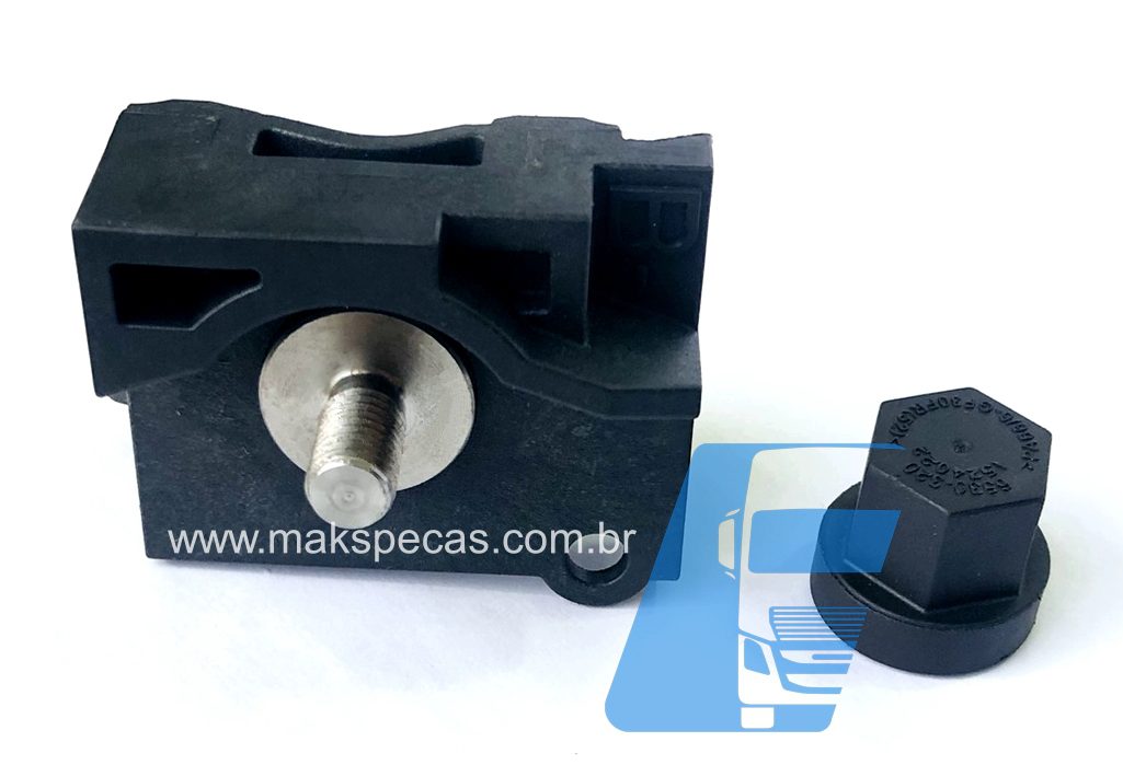 BN8165 - Borne negativo para alternador modelo Prestolite 53160023, 24V, 150A, aplicação Scania