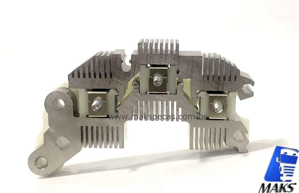 RET5800 - Conjunto retificador para alternador Delco Remy 10475800, 140A, Vectra, Omega, outros .