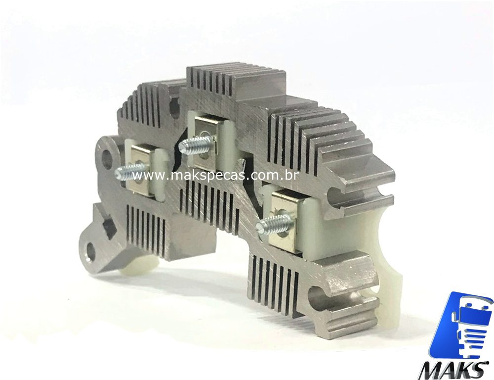 RET5800 - Conjunto retificador para alternador Delco Remy 10475800, 140A, Vectra, Omega, outros .