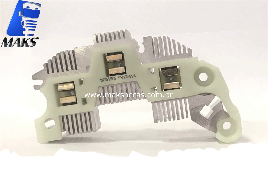 RET5800 - Conjunto retificador para alternador Delco Remy 10475800, 140A, Vectra, Omega, outros .