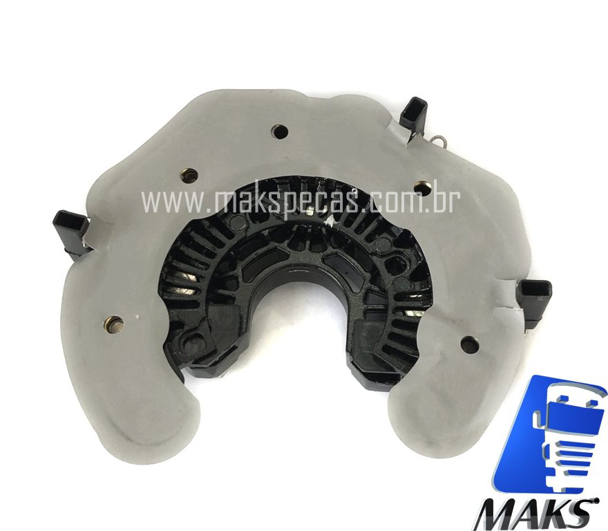 RET8165 - Conjunto retificador para alternador modelo Prestolite 53160023, 24V, 150A,  aplicação Scania