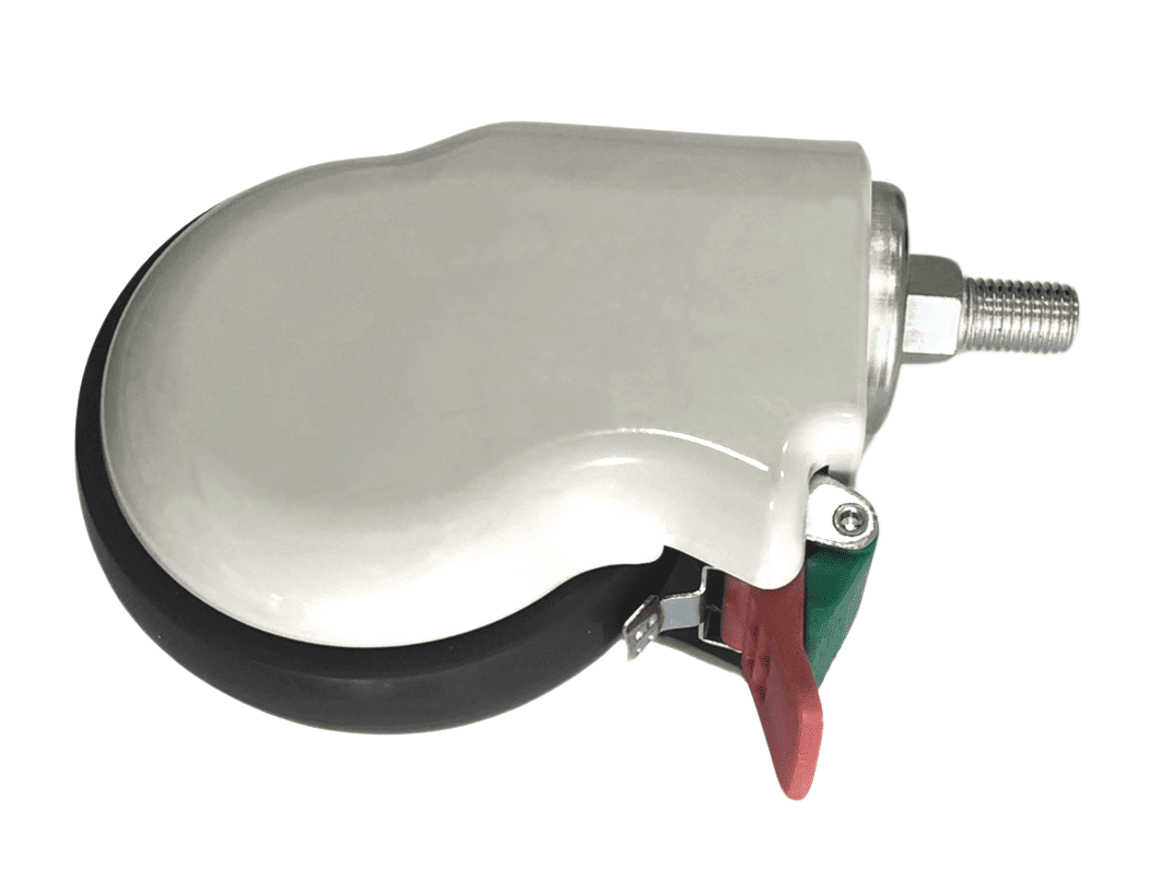 CWB135_CWB135S - Jogo de rodízio hospitalar Evidence 5 Polegadas 2 unidades com freio e 2 sem freio