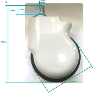 CWB135- Rodízio hospitalar Evidence 5 Polegadas sem Freio - preço de custo