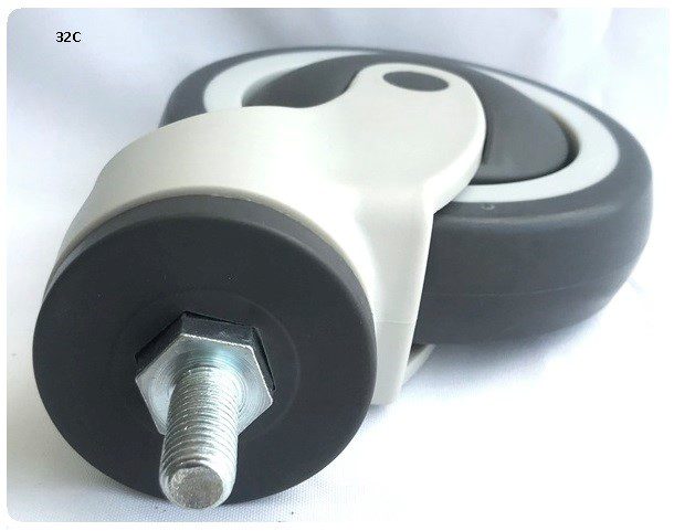 CWB503CS- Jogo Rodizio hospitalar 5 Polegadas 2 com Freio e 2 sem freio - preço de custo