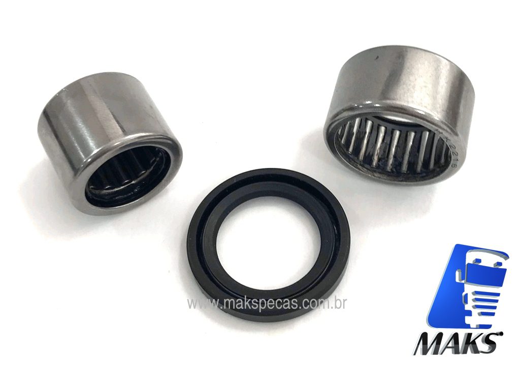 RR006 - Kit rolamento para motor de arranque modelo Bosch JE 24V, Aplicação DAF, Scania, outros