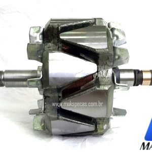 ROT200JD - Rotor Alternador eletronico tipo Bosch 0124625030 12V 200A. Aplicação Tratores John Deere, AH229090.