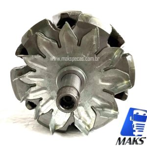ROT200JD - Rotor Alternador eletronico tipo Bosch 0124625030 12V 200A. Aplicação Tratores John Deere, AH229090.
