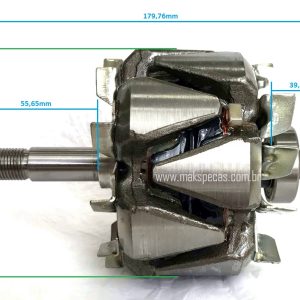 ROT291 - Rotor alternador Bosch 0124655291 24V 150Amp, MBB Axor, Actros