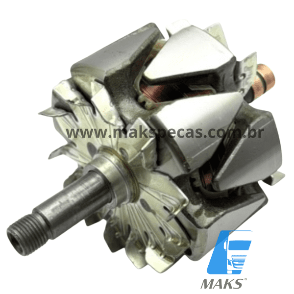 ROT326 - Rotor para alternador modelo Bosch 0124655326 28V 120A, Volvo 21579977