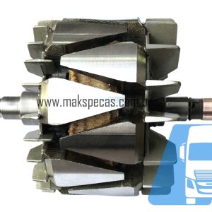 ROT8165 - Rotor para alternador modelo Prestolite 53160023, 24V, 190A, aplicação Scania 2448165