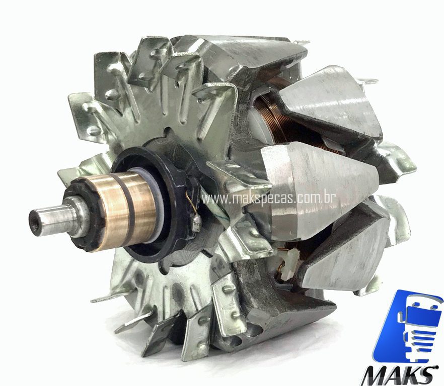 ROT8891 - Rotor para alternador eletrônico tipo Mitsubishi A003TA8891 A3TA8891 24V 80A,  Volvo 20804899