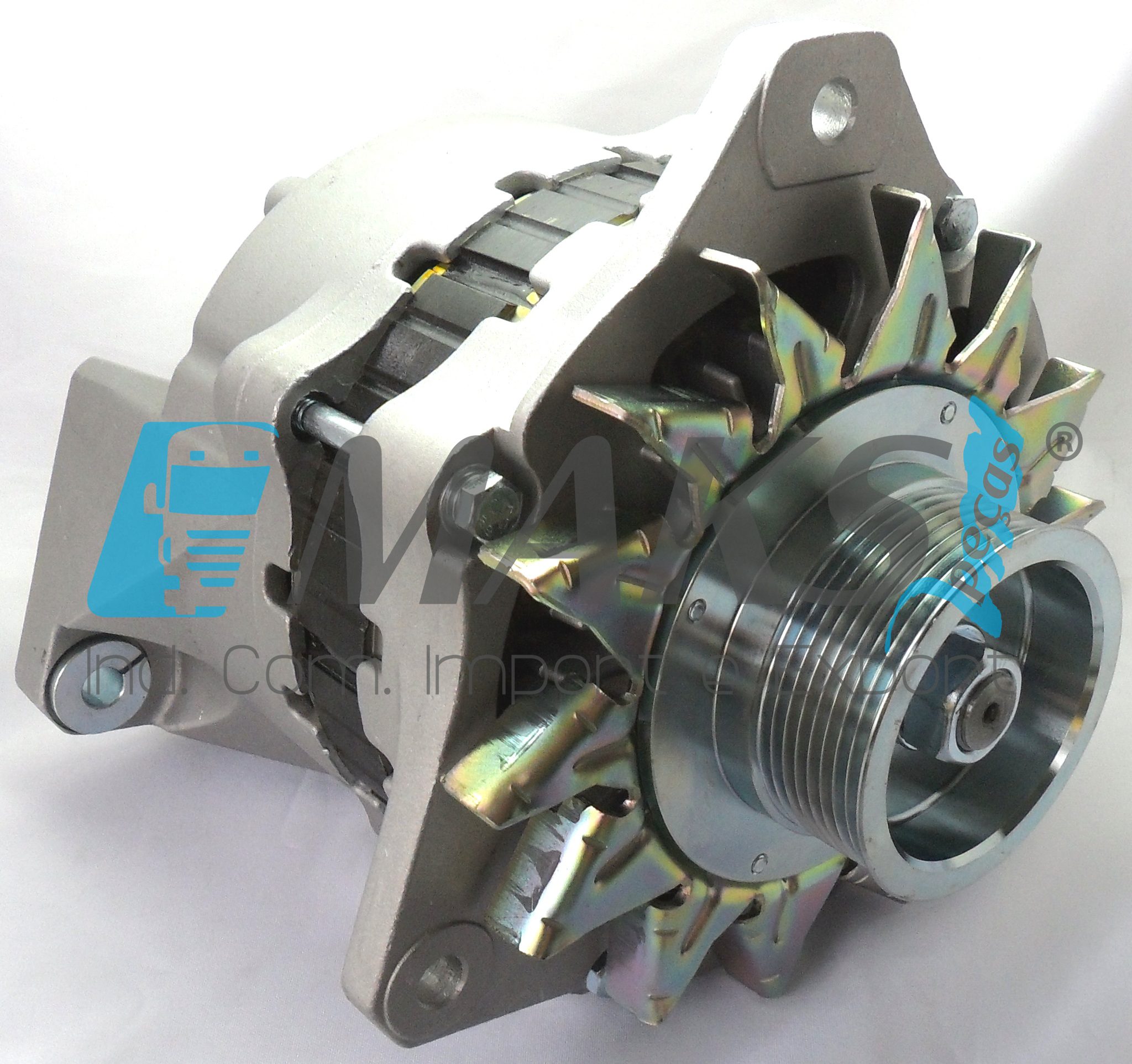 ALT591A -  Alternador modelo Mitsubishi A009TU5591A 24V 150A aplicação Scania