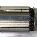 IND3121 - Induzido para motor de partida modelo Denso 128000-3121, 12V 2.5Kw, 13 Dentes. Aplicação CASE  1987559C1, 86982709, A170746, Cummins.