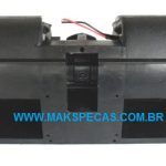 101110224 - Eletro ventilador radial duplo grande 114mm 3velocidades 24V (desembaçador)