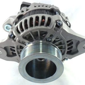 ALT5593 - Alternador Mitsubishi A004TR5593, 24V 110A. Polia 8 canais, diâmetro de 82mm.
