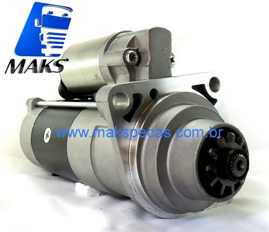 BOB6957 - Motor de partida modelo Valeo TM000A28901 12V, 2.7KW, 11 Dentes. Aplicação BOBCAT 6676957, 6685190