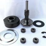 KP38MT - KIT Eixo do impulsor para motor de partida Delco Remy 8200072,(00005, 00025, 00053, 00077, 00078, 00356) Volvo FH, NH12, Ford Cargo 2632, 2932, 4532, 5032, Case, Cummins, VWB, Outros.