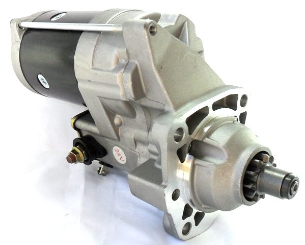 MPD7411 - Motor de partida tipo Denso 24V 11dentes, 2280007411, JOHN DEERE 250D 300D, outros.