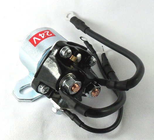 RA83771 - ​Rele auxiliar de partida motor de arranque tipo Mitsubishi M009T83771 24V 7,0KW 12dentes