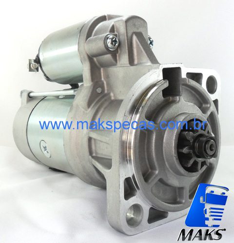 MPC898 - Motor de arranque modelo Mitsubishi 12V 2.2Kw 9 dentes, aplicação Clark 8023898, Daewoo 65262017039, 65262017059, Delco/Ford 112473, POONGSUNG 031013030, Sansung 8023898