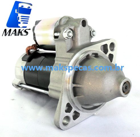 MPD1590 - Motor de arranque modelo Denso 4280001590  42800-1590 12V 1,1KW 9 dentes, empilhadeira Yanmar, Cub Cadet