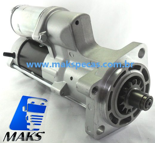 MPKK168 - Motor de arranque (partida) modelo NIKKO 24V 13 dentes CASE CX240, JCB JS200, JS220 HITACHI, ISUZU
